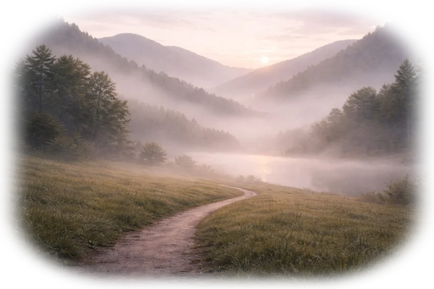 Weg in der Natur - Symbol für Entwicklung und Veränderung